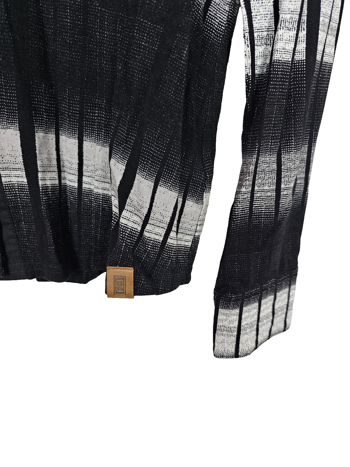 EK7166 Damen Bluse von Fiora Blue, Schwarz/weiß,  Gr.362