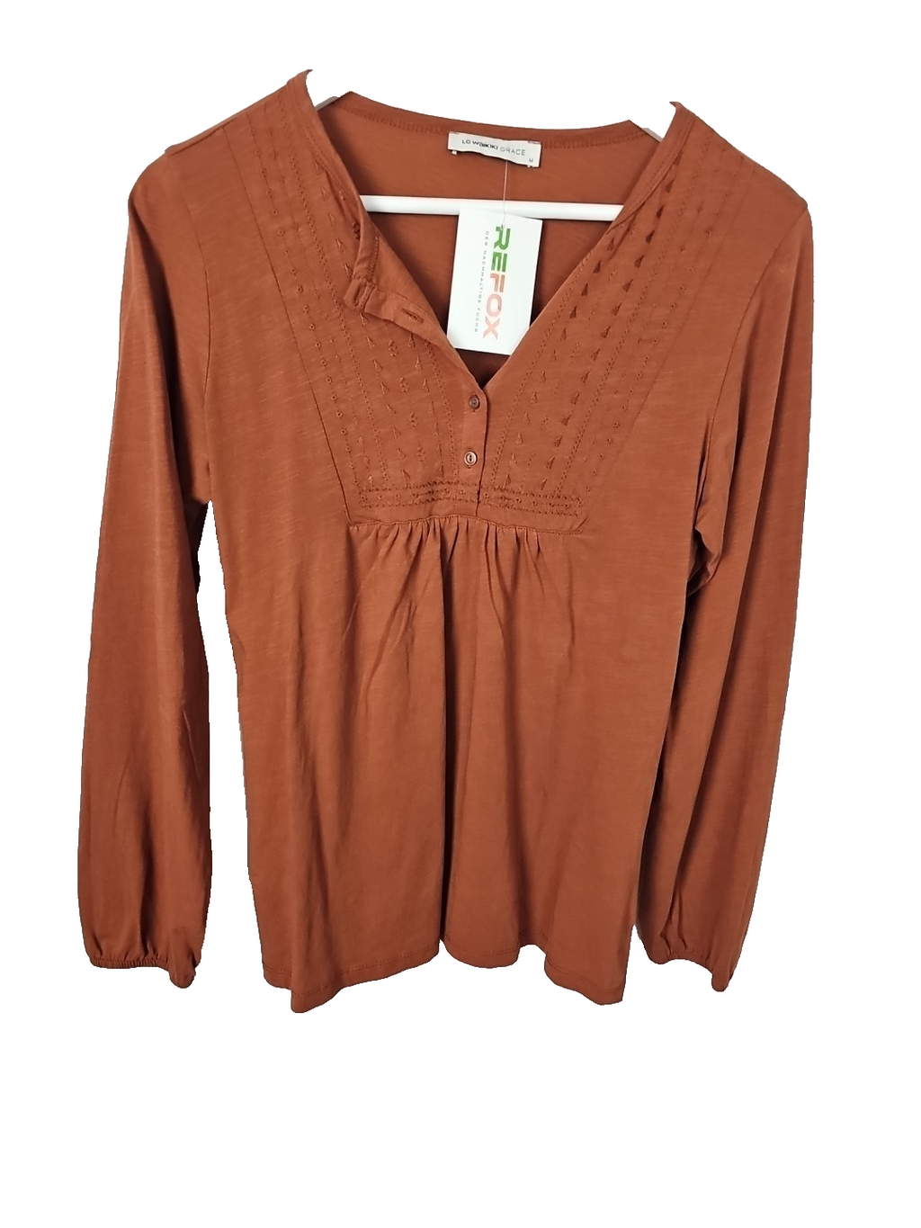 EK8605 Damen Bluse von LC Waikiki Grace, Braun,  Gr.M0