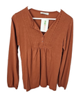 EK8605 Damen Bluse von LC Waikiki Grace, Braun,  Gr.M0
