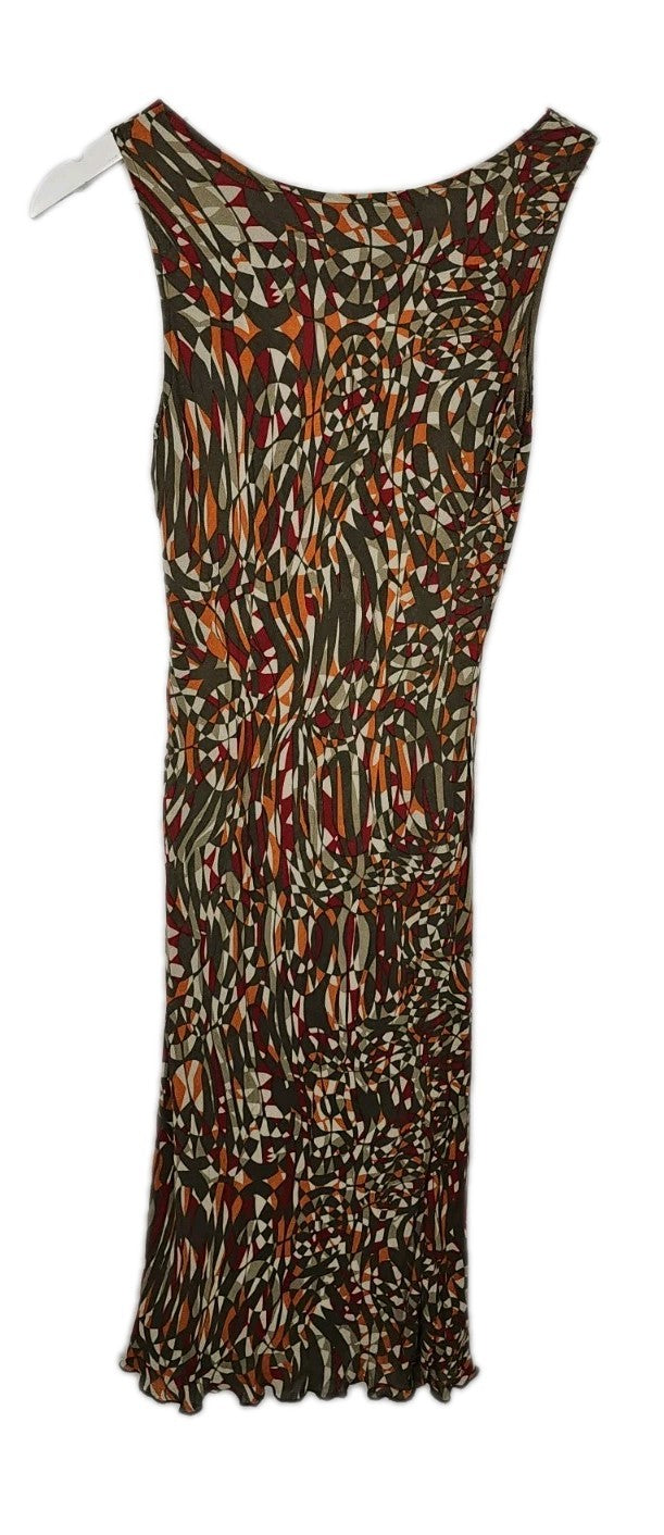 EK6298 Damen Kleid von Gin Tonic, Orange/Grün, Gr. 363