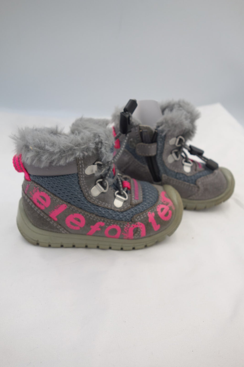 ES0095 Kinder Schuhe von Elefanten, grau, Gr. 192