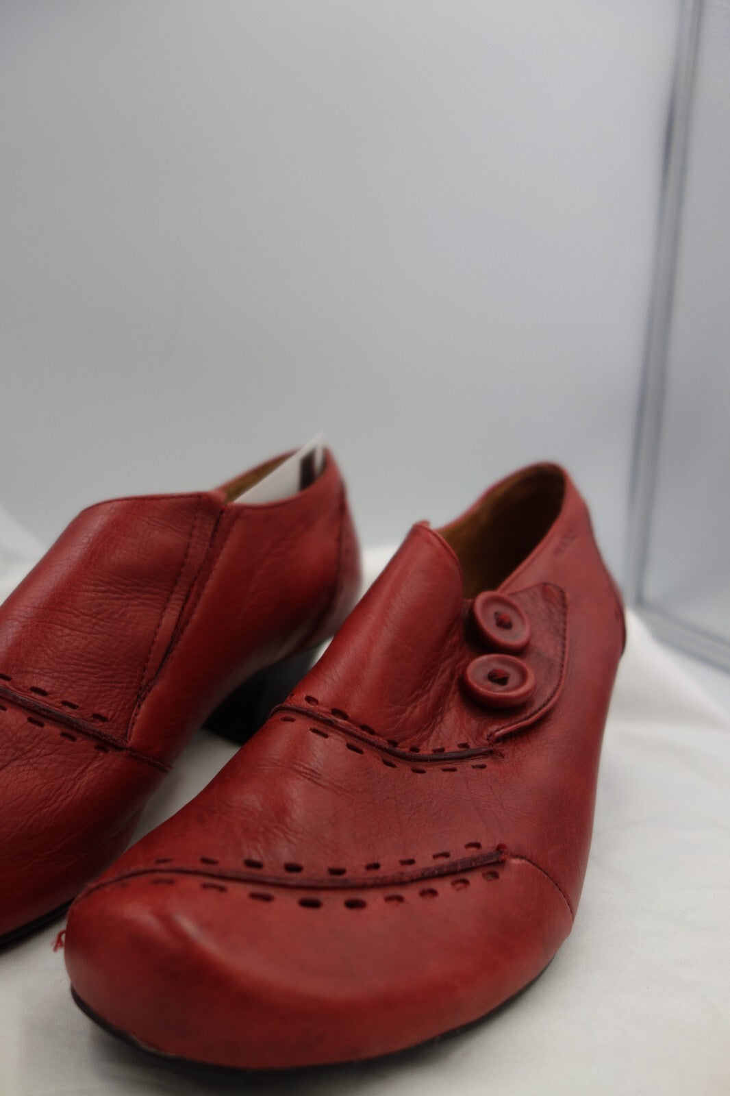 ES484 Rote Lederschuhe von MARC in 37,5 1