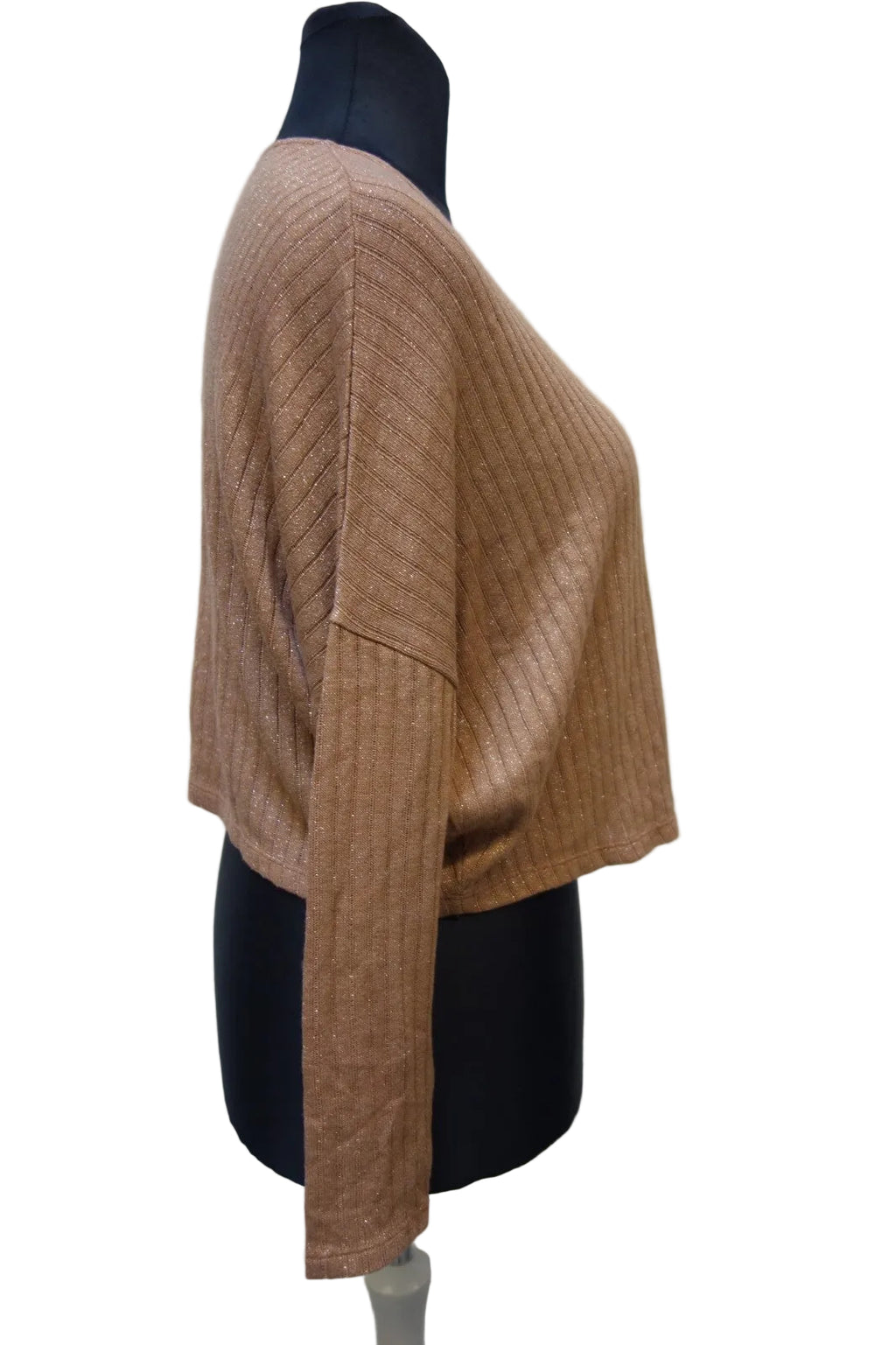 EK3065 Damen Shirt von Zara, oversize, Crop, Gr. S2