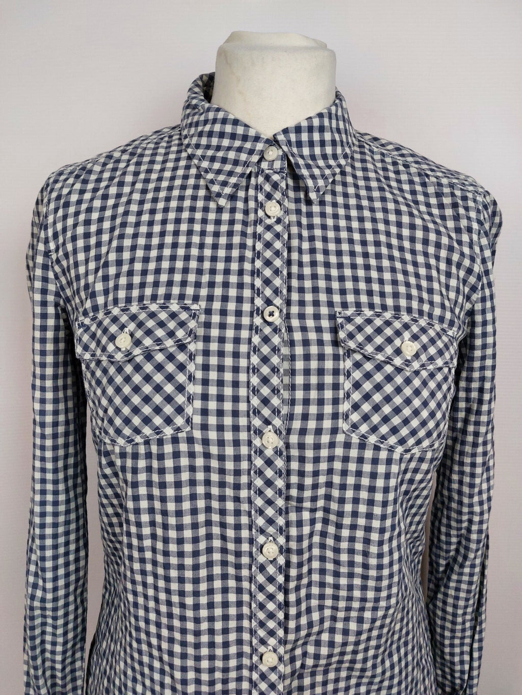 EK4998 Damen Bluse von Esprit, blau-weiß, Gr.341