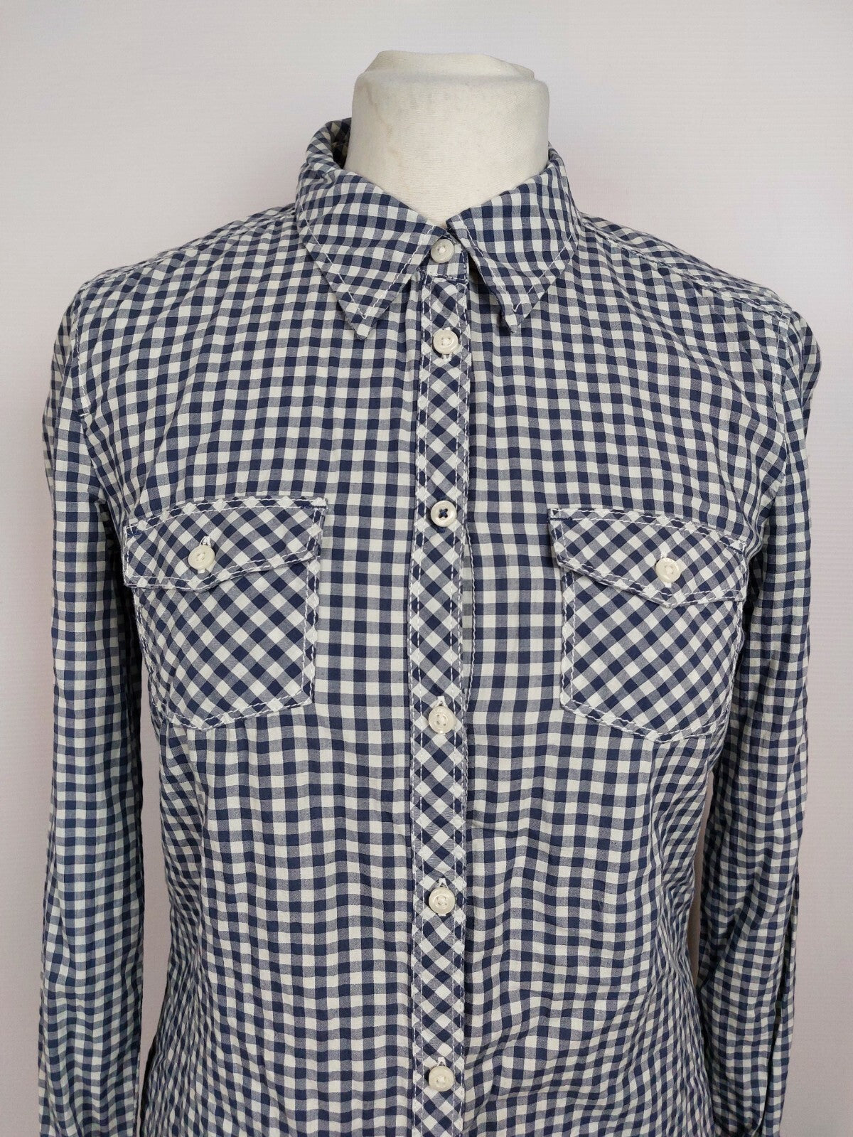 EK4998 Damen Bluse von Esprit, blau-weiß, Gr.341
