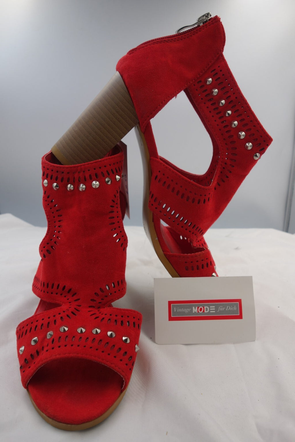 ES0069 Damen Sandalen von Beauty Girls, rot, Gr. 380