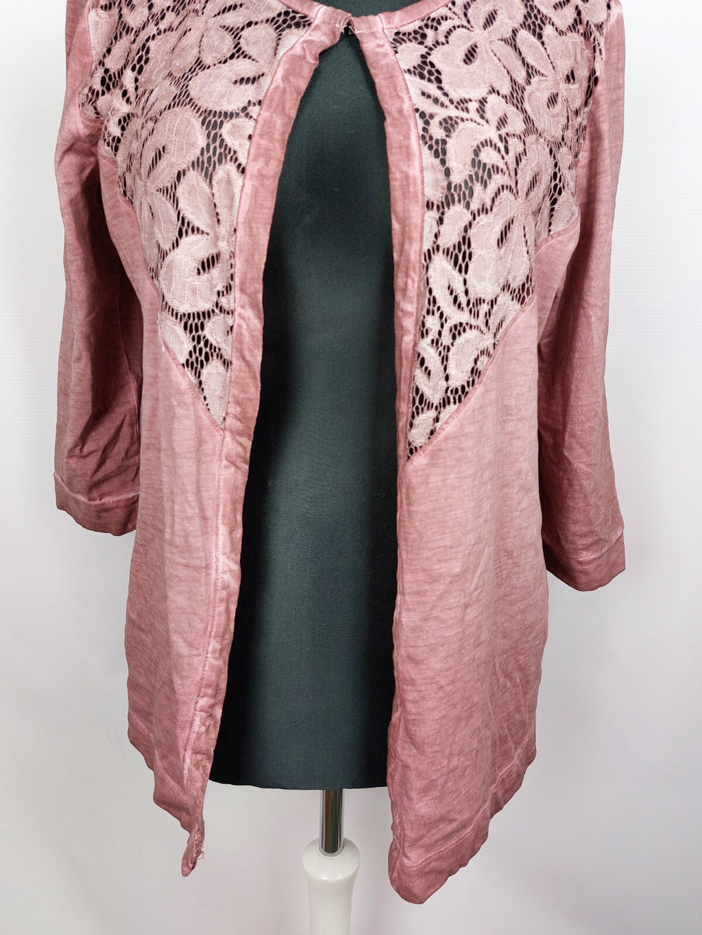 EK4568 Damen Jerseyjäckchen von Laura Torelli, altrosa, Gr. L2