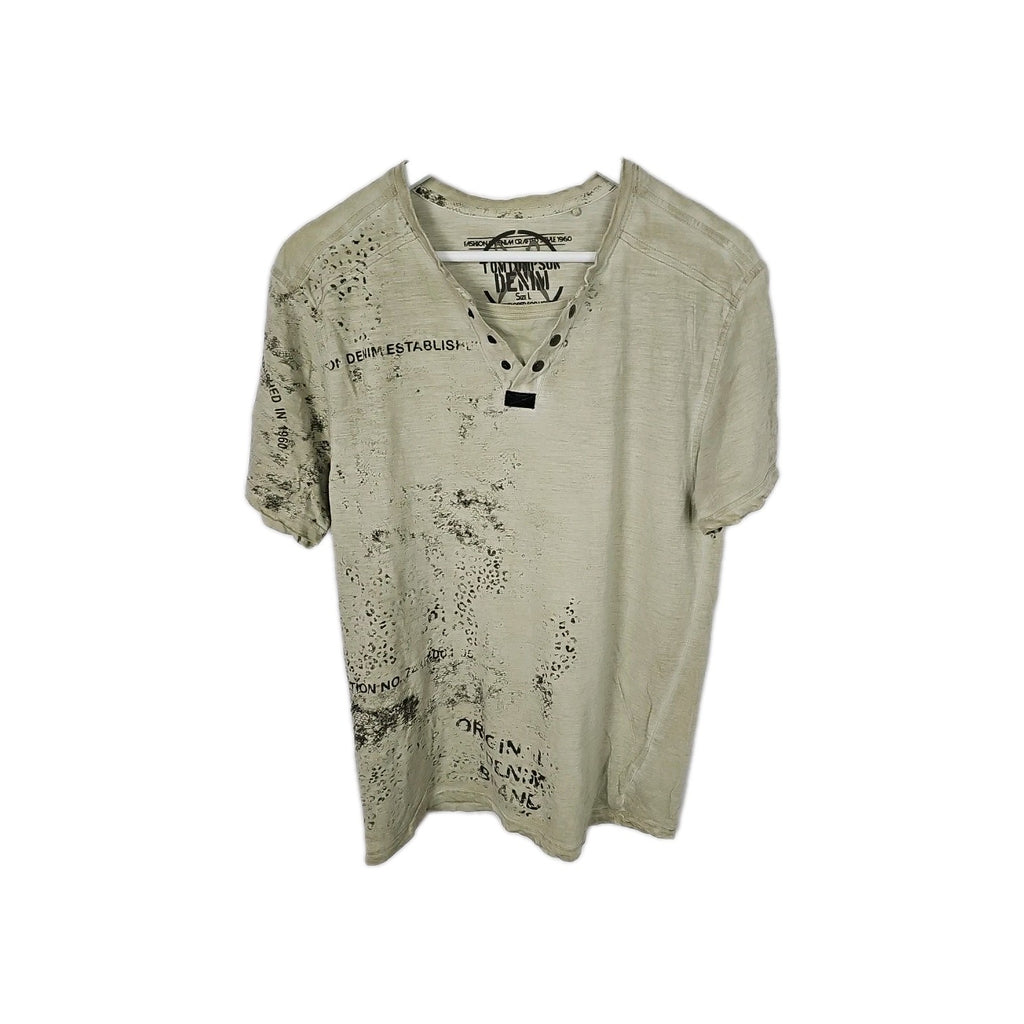 EK1704 Herren T-Shirt Tom Tompson Denim Gr.L grün0
