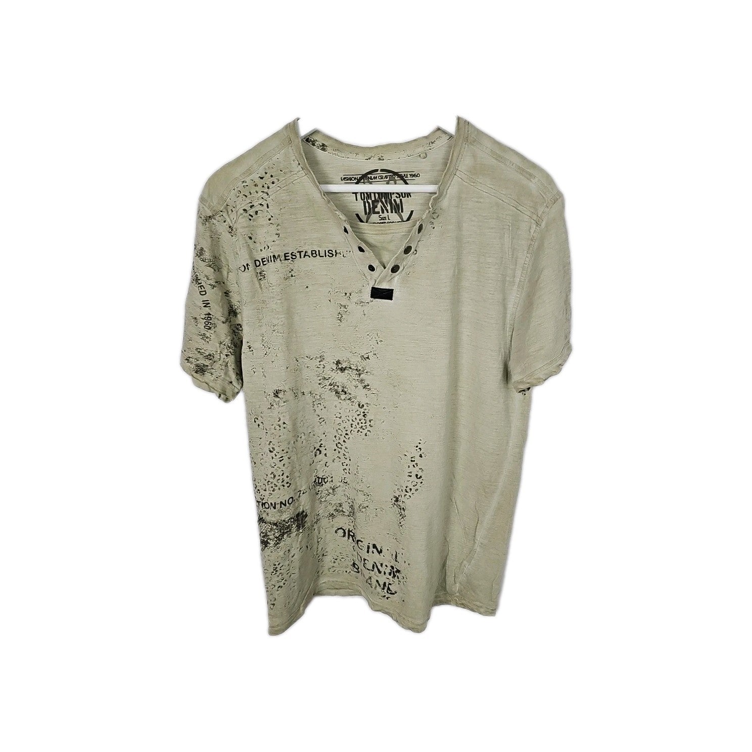 EK1704 Herren T-Shirt Tom Tompson Denim Gr.L grün0