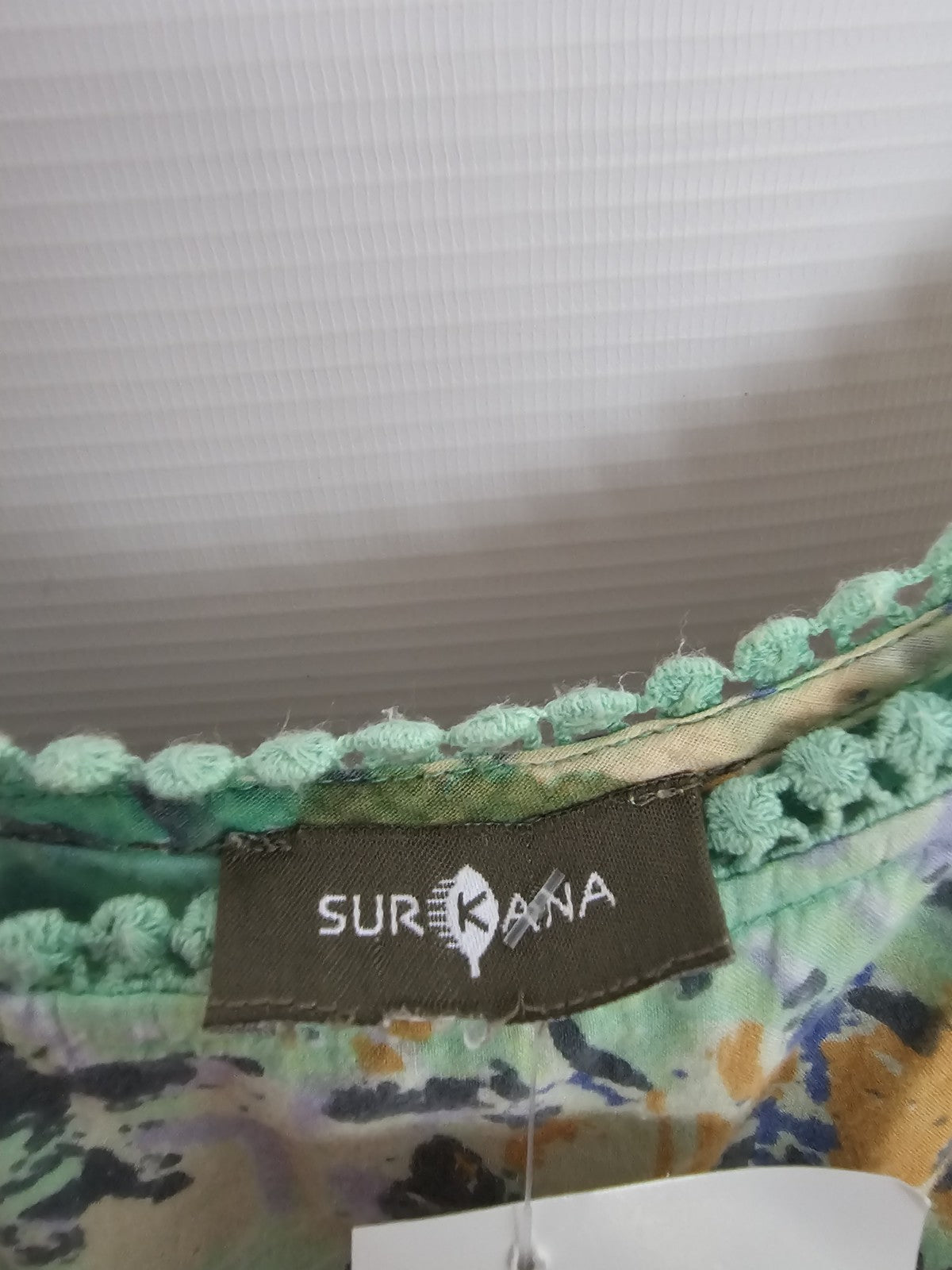 EK9268 Damen Kleid von Surkana, Zürkis, Gr. L2