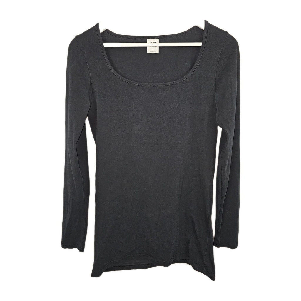 EK8106 Damen Langarmshirt von Vero Moda, schwarz, Gr.L0