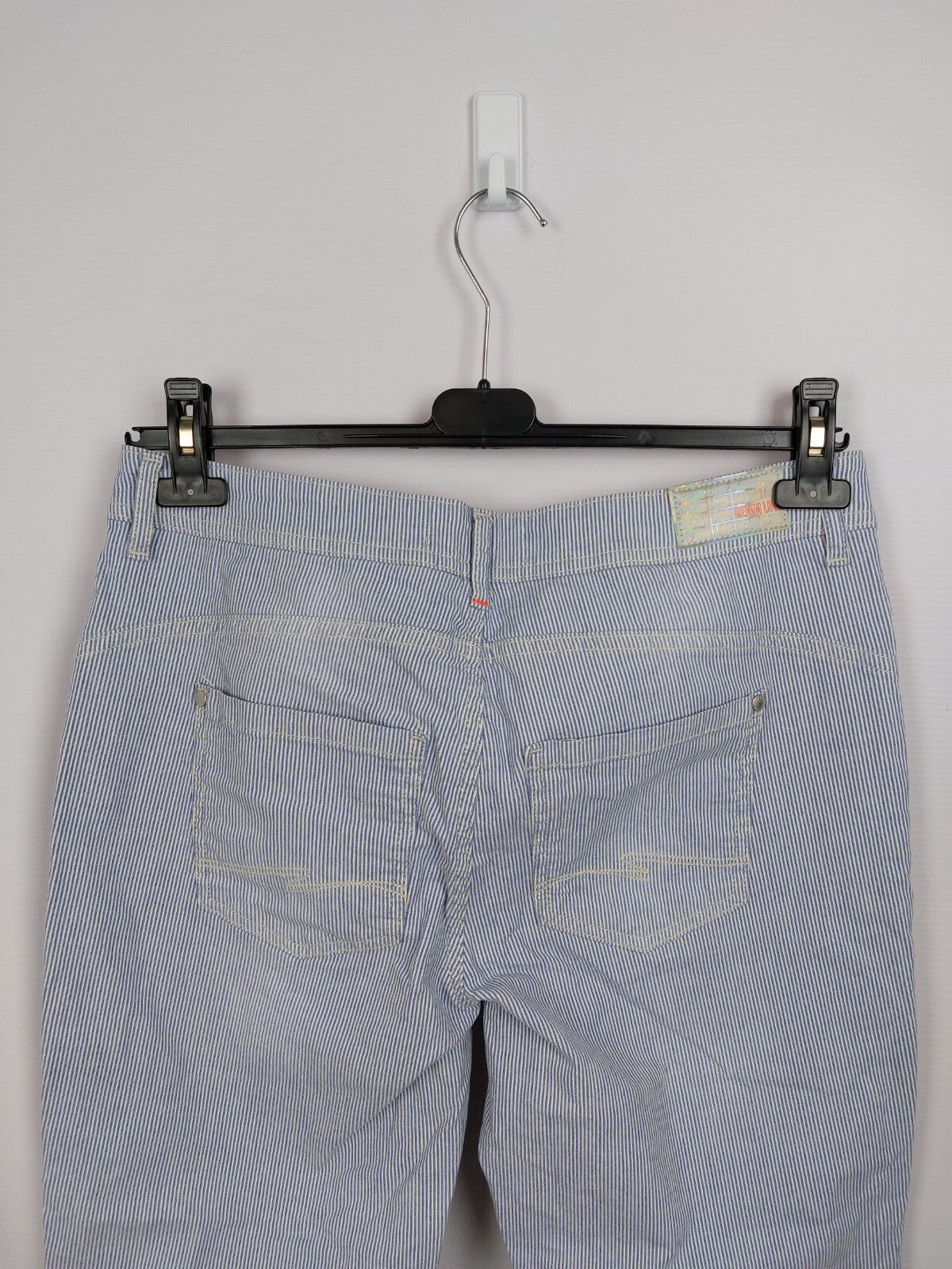 EK4292 Damen Capri Hose von Street One, blau/weiß, Gr. 32/226