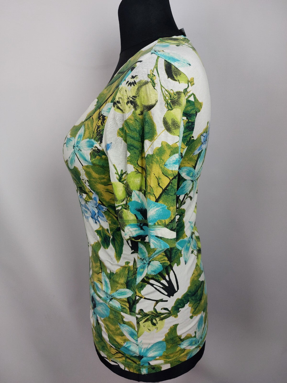 EK4101 Damen T-Shirt von Freya, weiß/grün/blau, Gr. M3