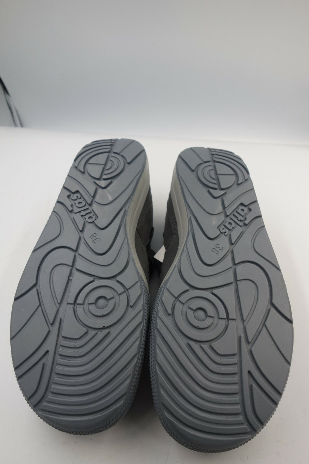 ES0488 Damen Halbschuhe von atlas, grau-blau, Gr. 384