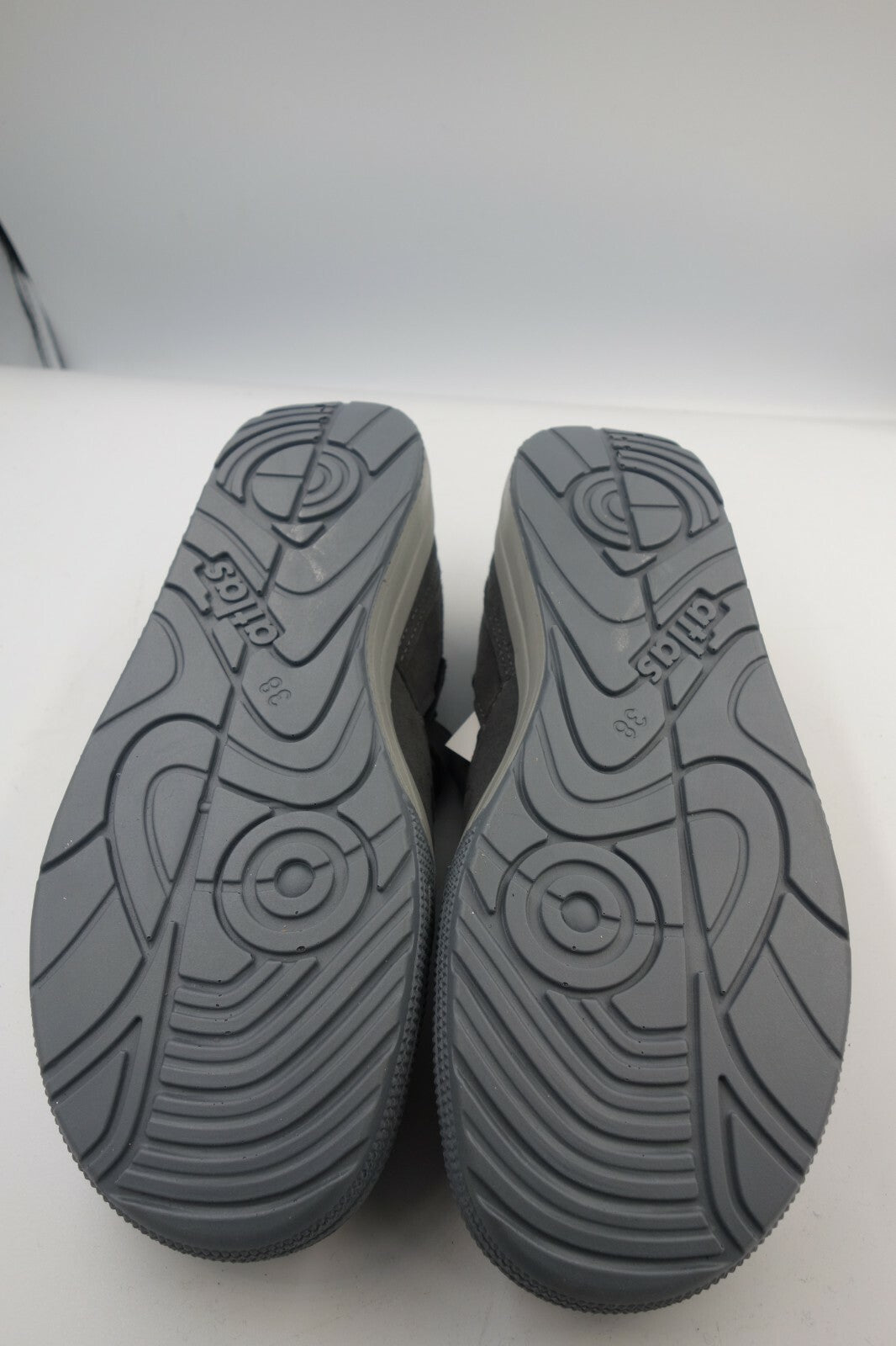 ES0488 Damen Halbschuhe von atlas, grau-blau, Gr. 384