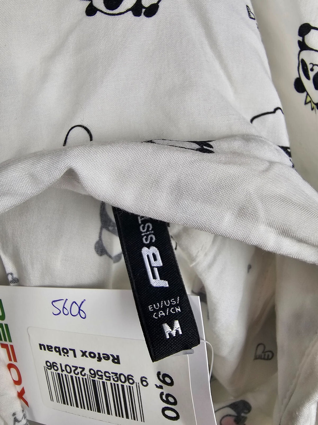 EK5606 Damen Bluse von FB Sister, weiß, Gr. M7