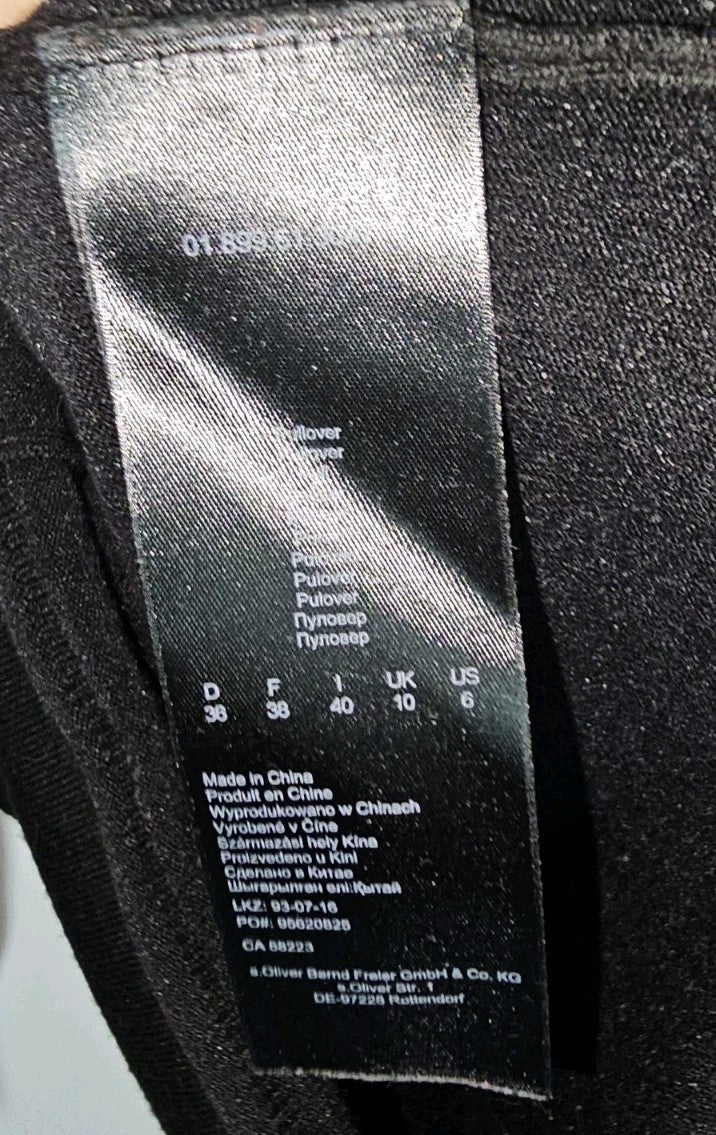 EK8965 Damen Pullover, Schwarz, Gr. 362