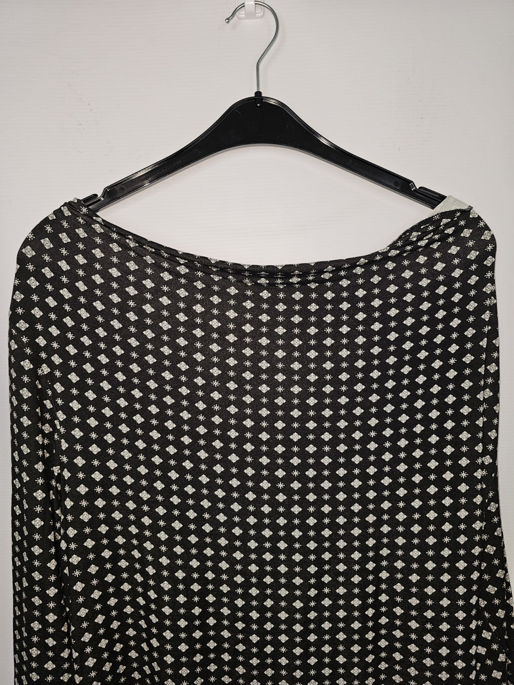 EK8515 Damen Bluse, Schwarz/Weiß, Gr. Ca. 481