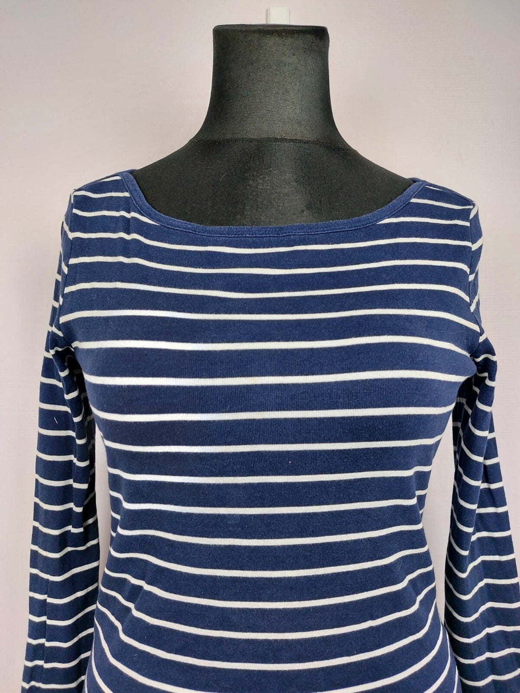 EK4778 Damen Langarmshirt von Esprit, blau-weiß, Gr.XL1