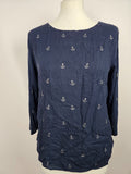 EK2652 Damen Bluse von Street One, blau, Gr.380