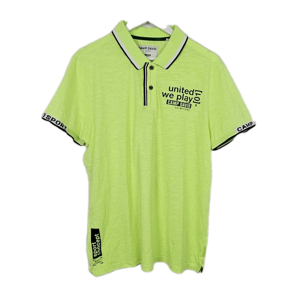 EK11262 Herren Poloshirt von Camp David, Grün, Gr. XL0
