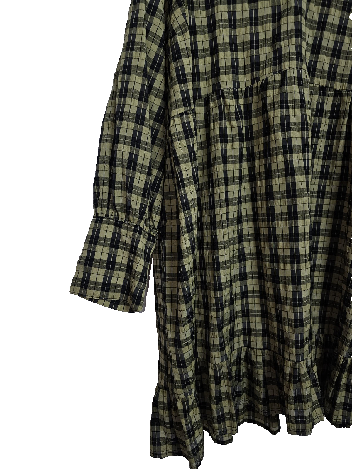 EK7105 Damen Kleid von Ulla Popken, Grün/Schwarz, Gr.54/562