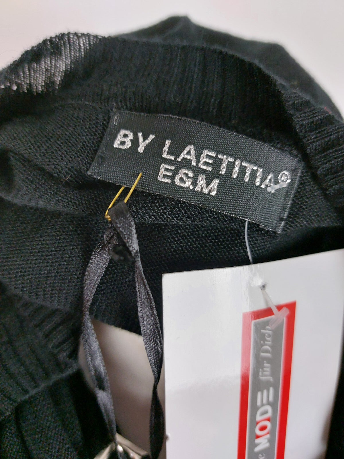 EK3356 Damen Top von Laetitia E&M, schwarz, Gr. 34/364