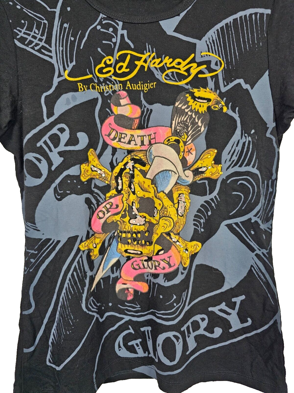 EK6628 Damen T-shirt von EdHandy, Schwarz, Gr.XXL1