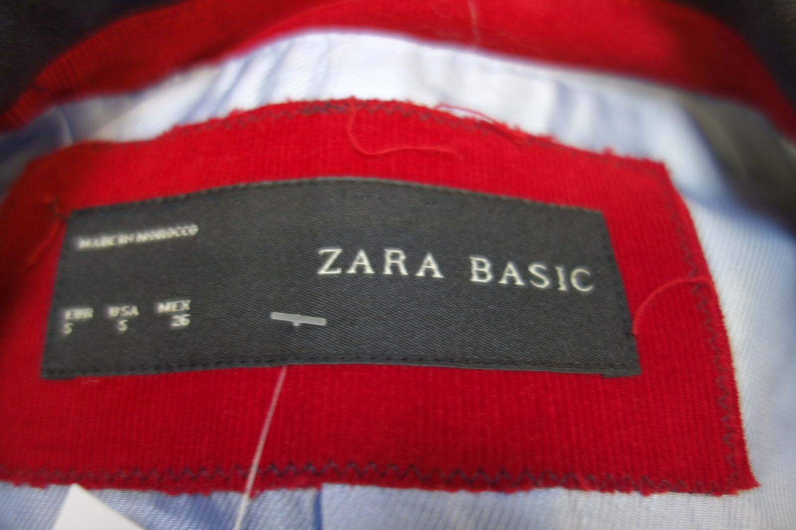 EK2614 Damen Blazer von Zara, blau, Gr. S4