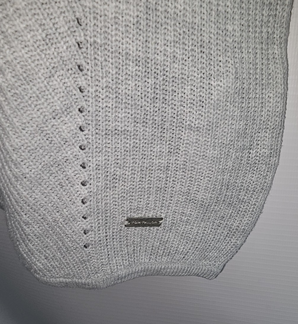 EK8477 Damen Pullover von Tom Tailor, Grau, Gr. S4