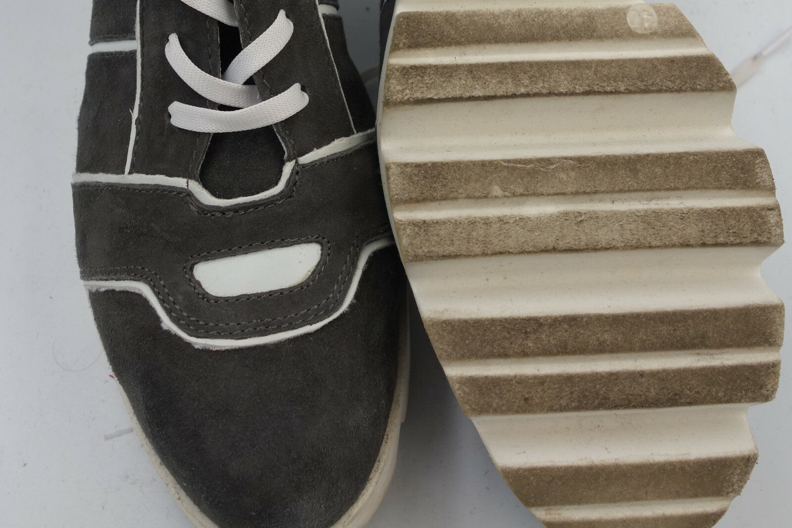 ES0040 Damen Schuhe mit Plateau von Gerry Weber, grau, Gr. 407