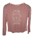 EK7871 Damen Sweatshirt von H&M, Rosa, Gr. 146/1520