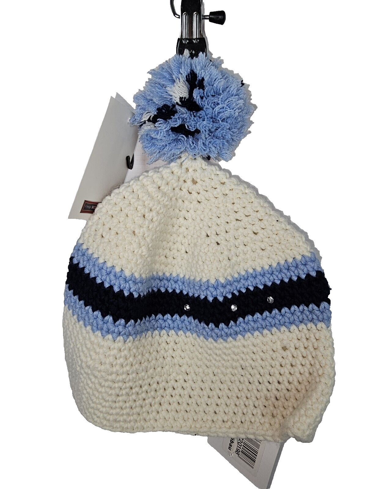 EK6888 Damen Mütze, Blau-weiß0