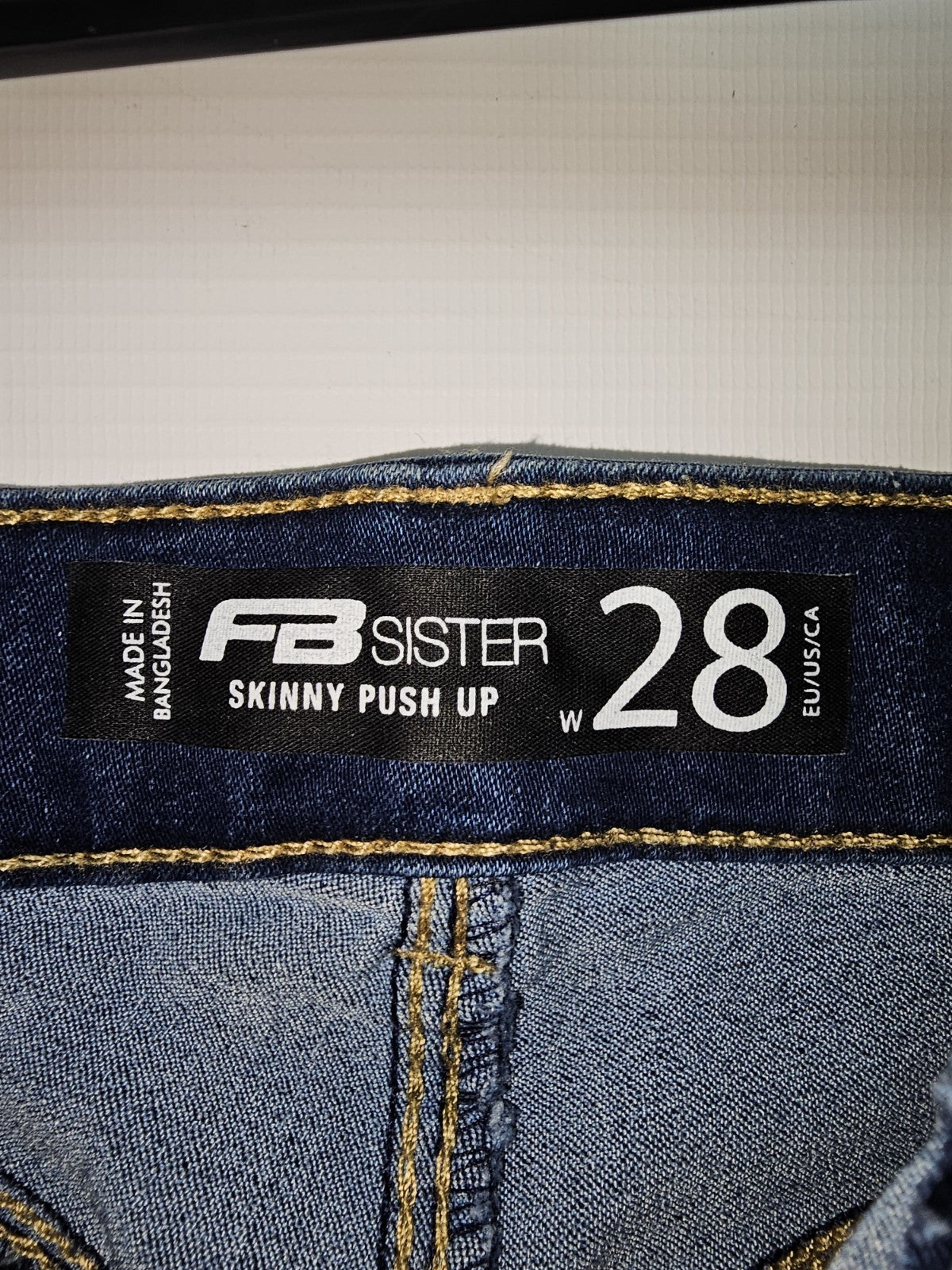 EK8676 Damen Jeans von FB Sister, Blau, Gr. 282