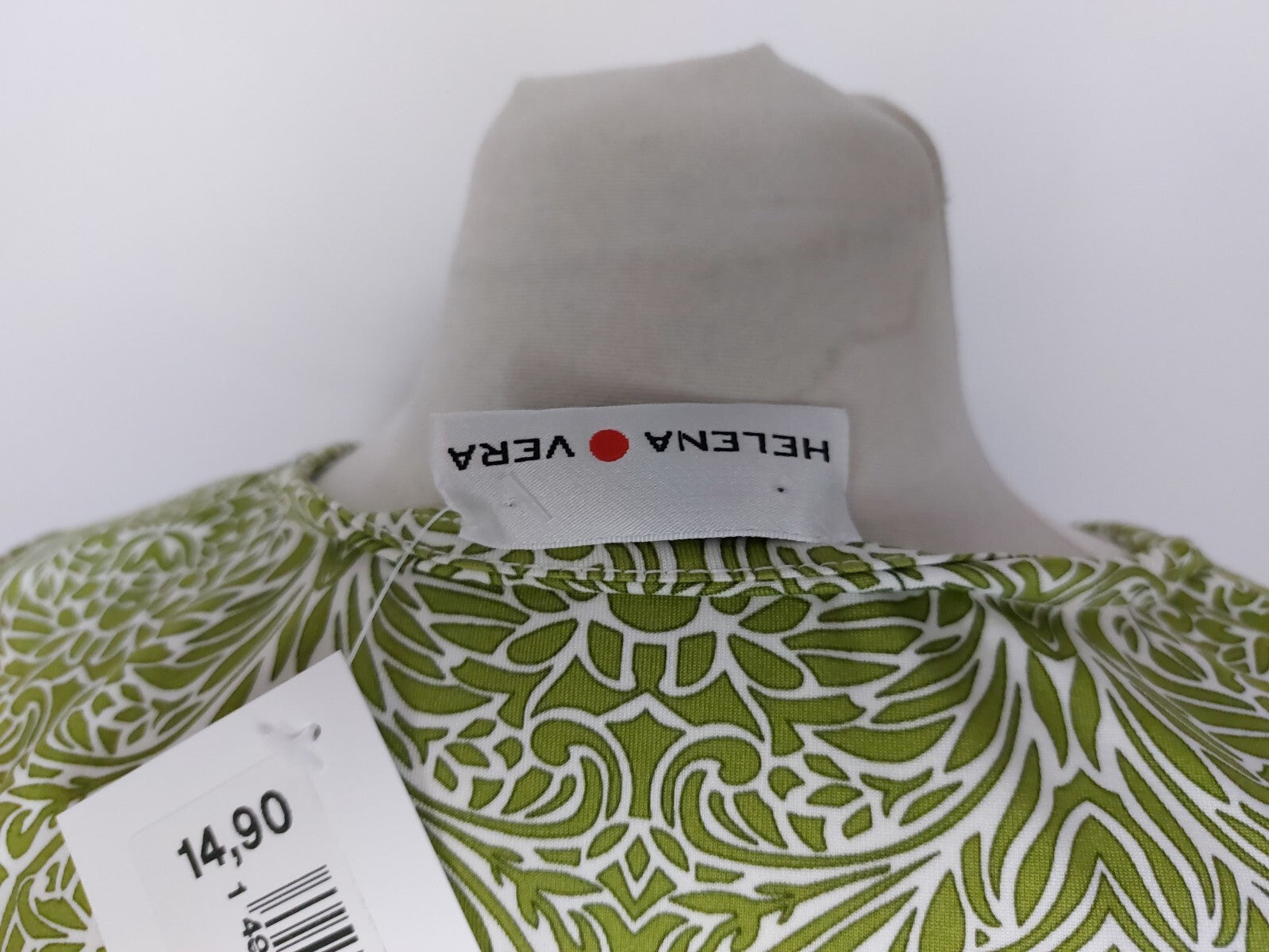 EK5124 Damen Shirt von Helena Vera, grün/weiß, Gr. 364