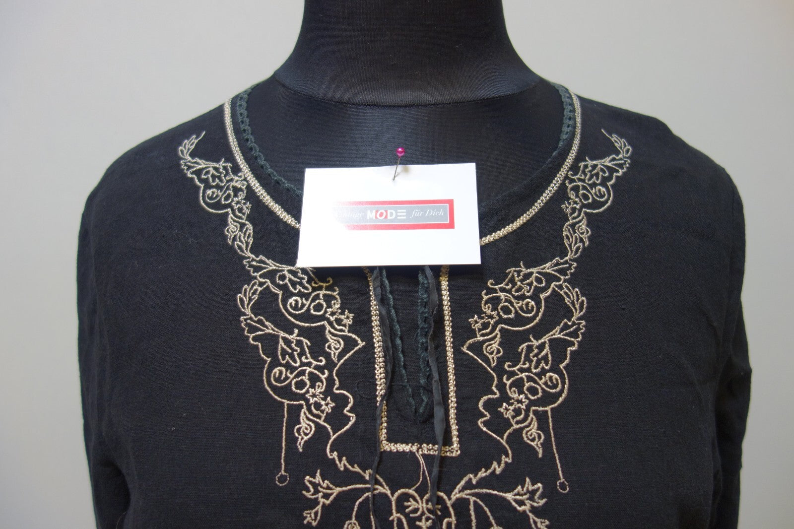 EK1843 Damen Kleid von Lusa, XXL, schwarz1