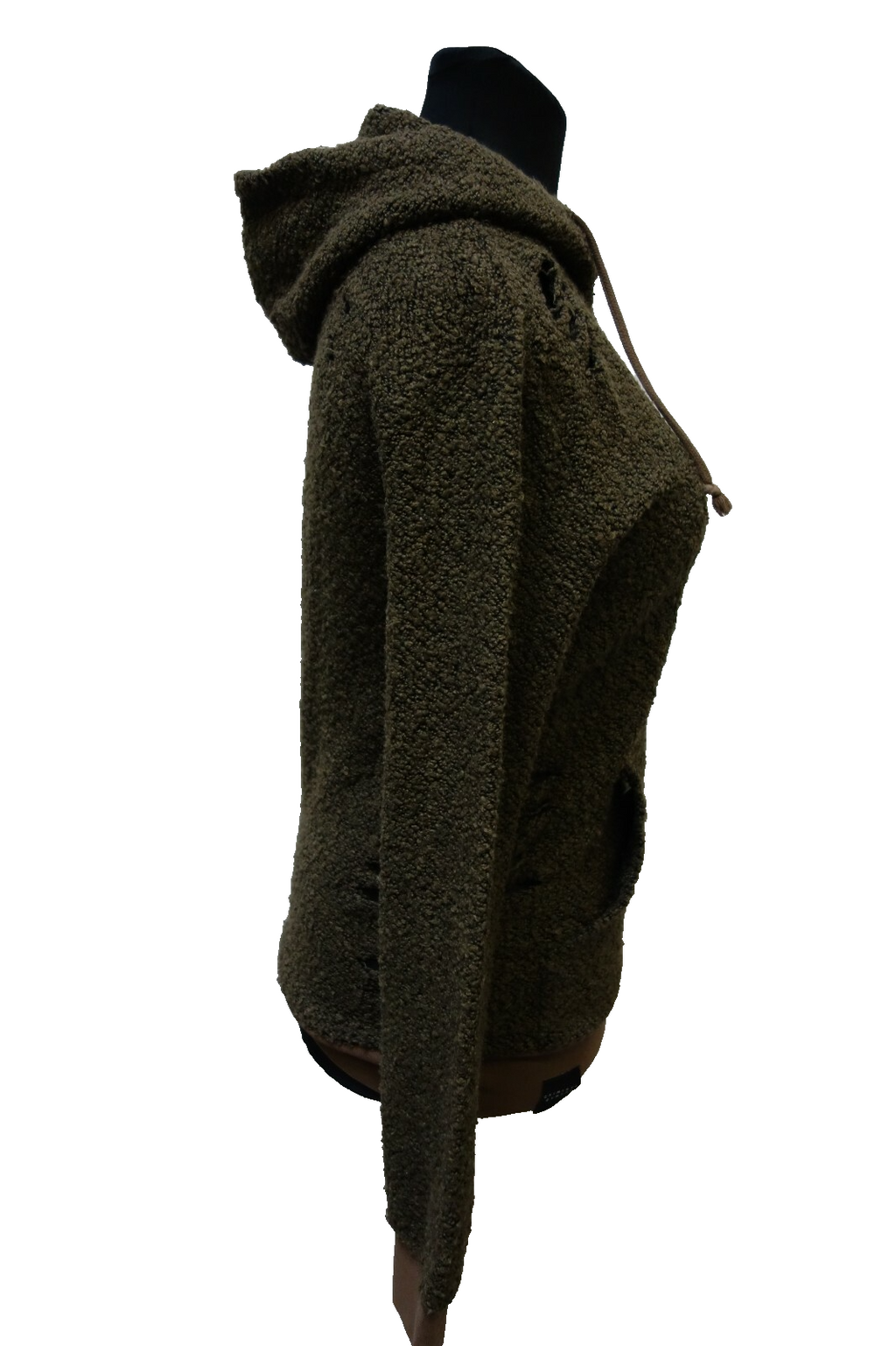 EK0723 Damen Kapuzenpullover von Criminal Damage, grün, M4