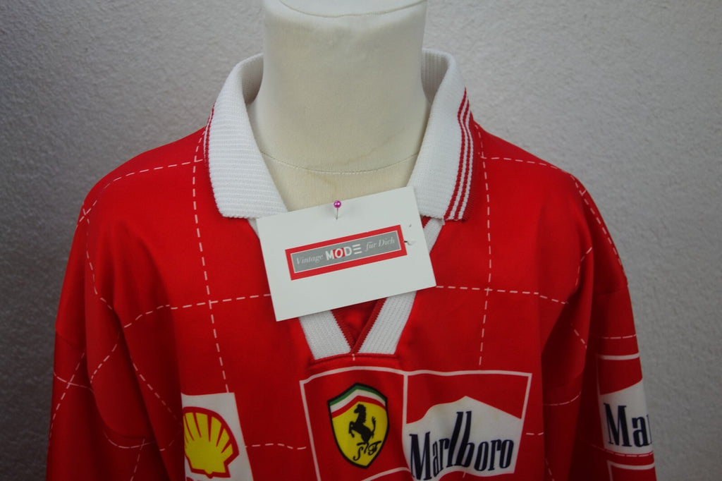 EK4231 Jungen T-Shirt, rot, Gr. 164 Ferrari Trikot2