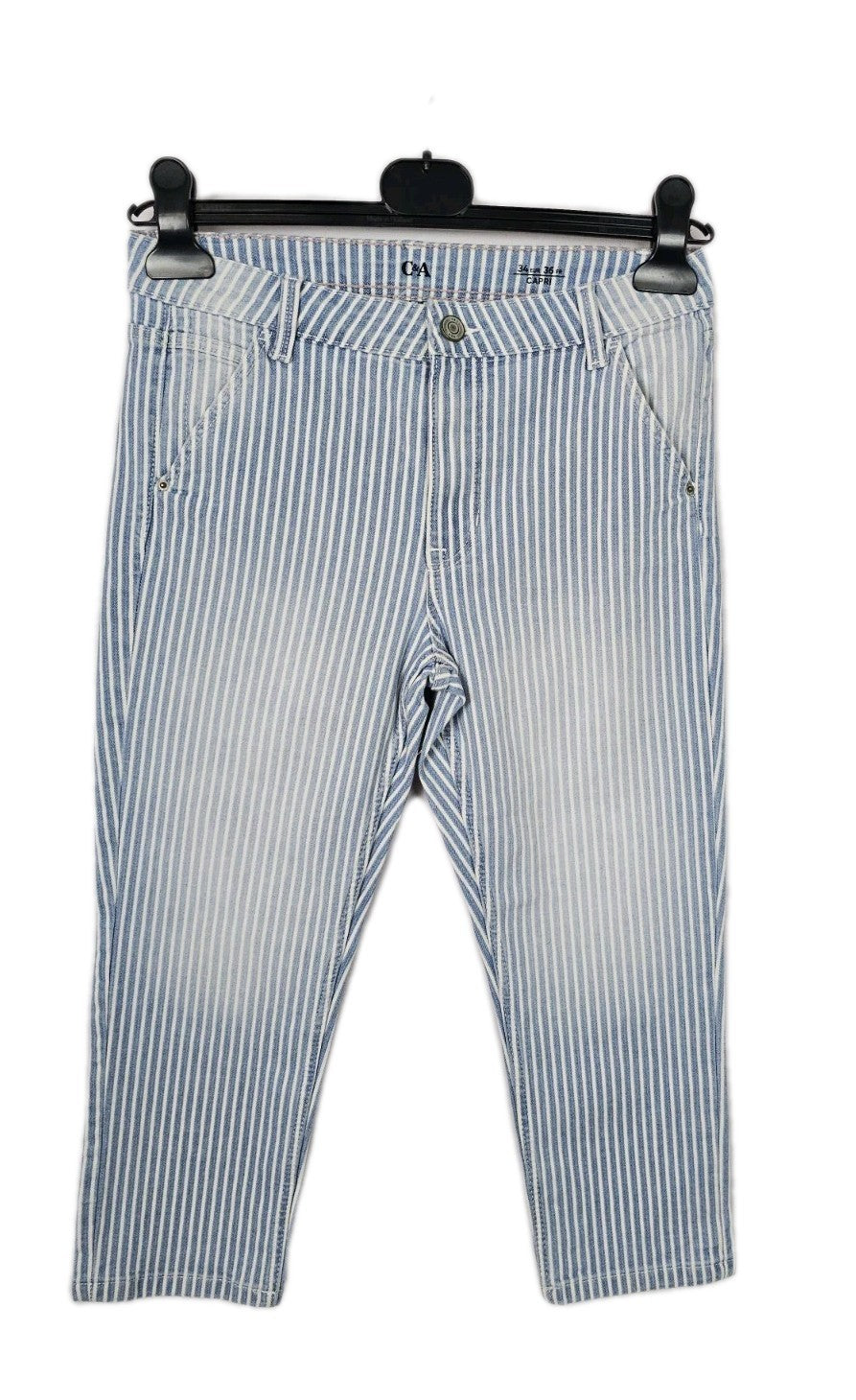 EK5509 Damen Capri Hose von C&A, Blau, Gr. 340