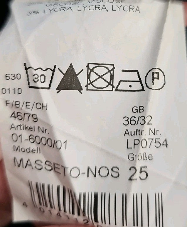 EK10550 Herren Hose Luigi Morini Gr.25 Schwarz2