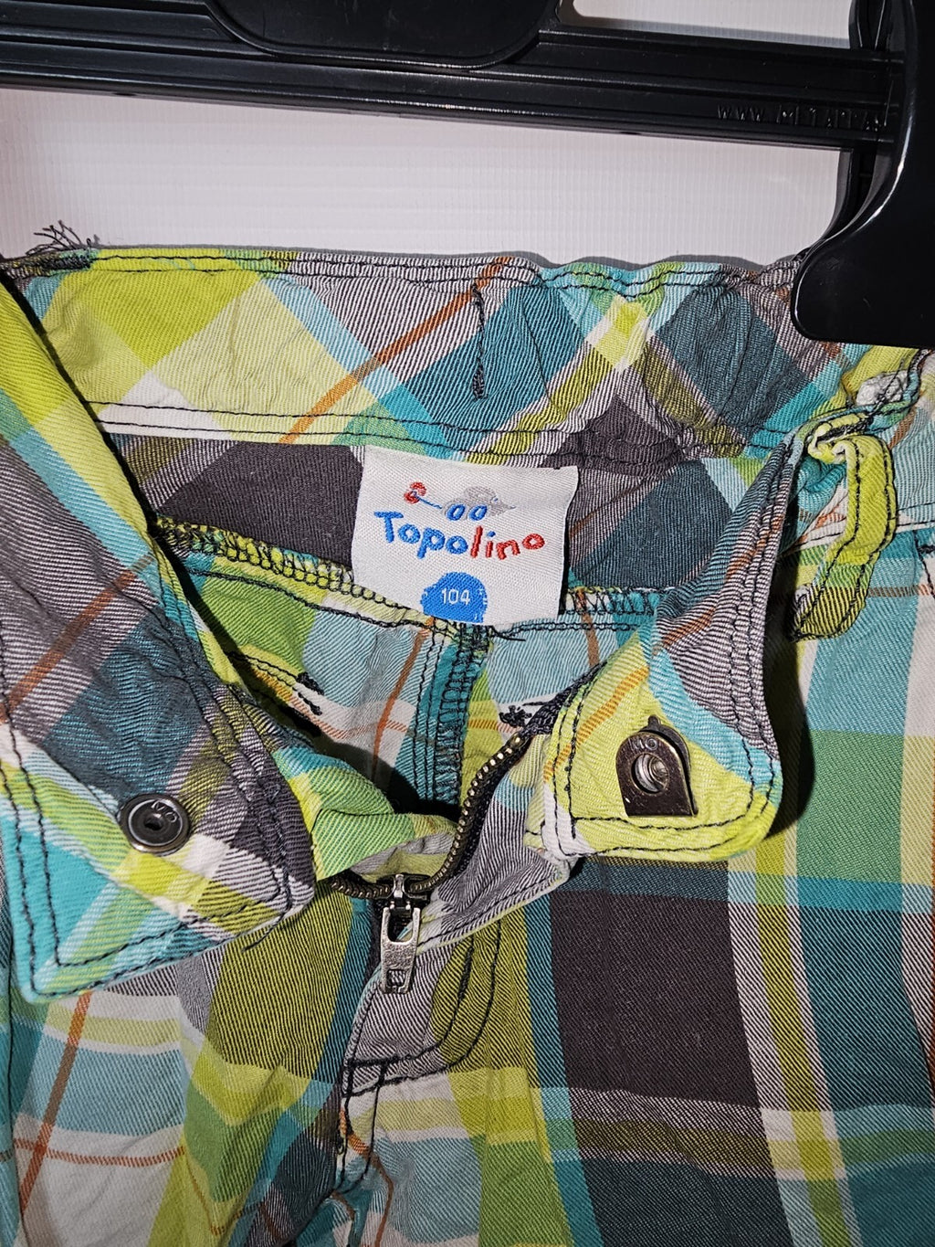 EK0248 Jungen Shorts von Topolino, Grün, Gr.1041