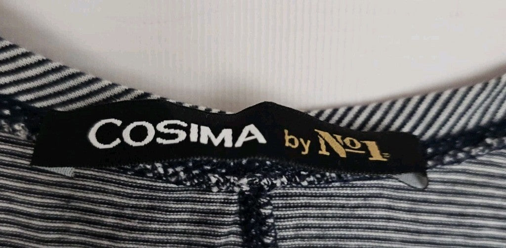 EK9647 Damen Kleid von Cosima, blau-weiß, Gr.362