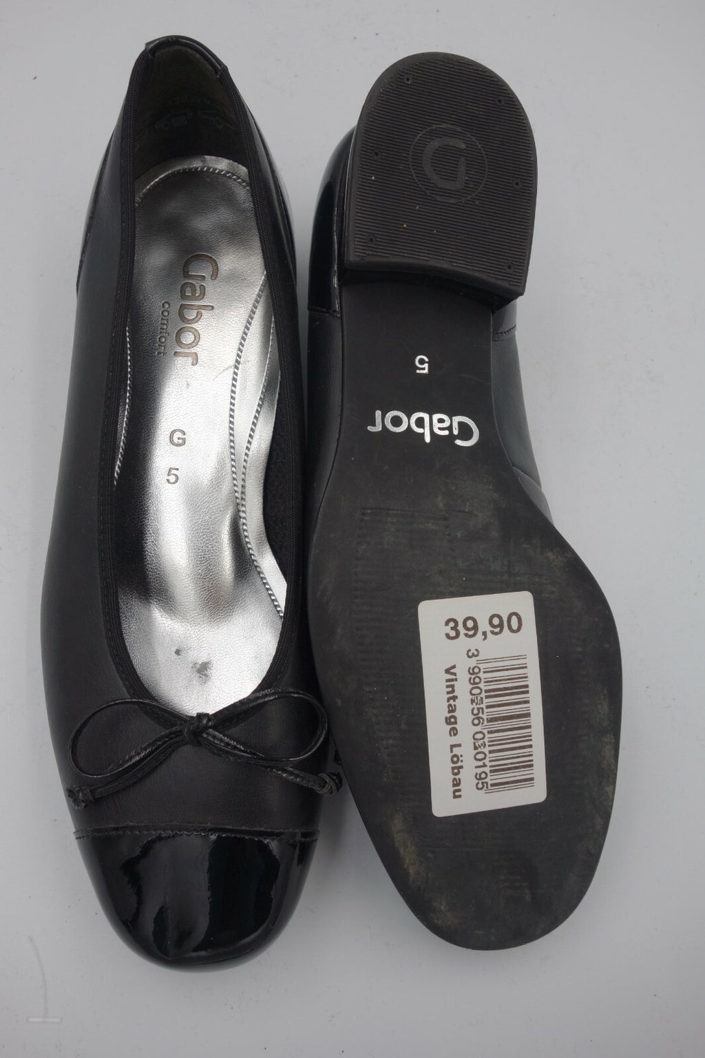 ES0279 Damen Ballerinas von Gabor, schwarz, 56