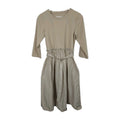 EK8155 Damen Kleid, beige, Gr.M (Größe nach Größentabelle)0