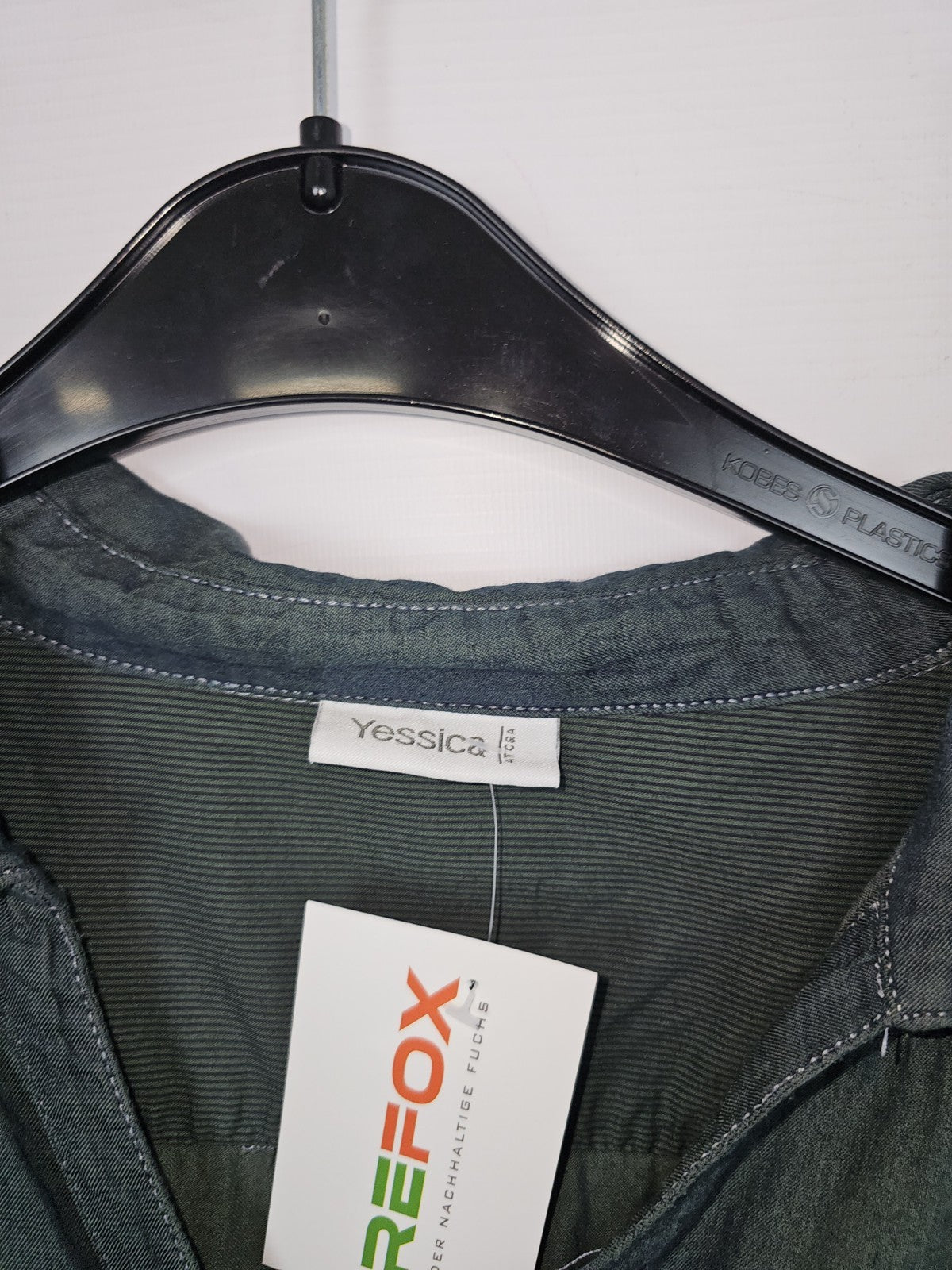 EK8973 Damen Bluse von C&A, Dunkelgrün, Gr. 462