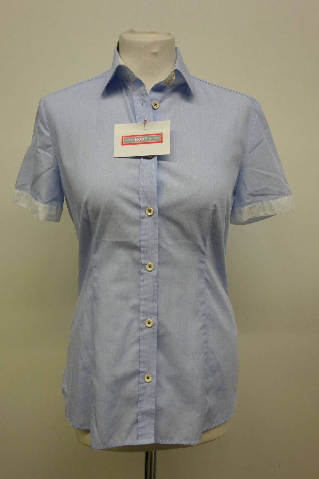 EK1382 Damen Bluse von Eterna, hellblau, XS0