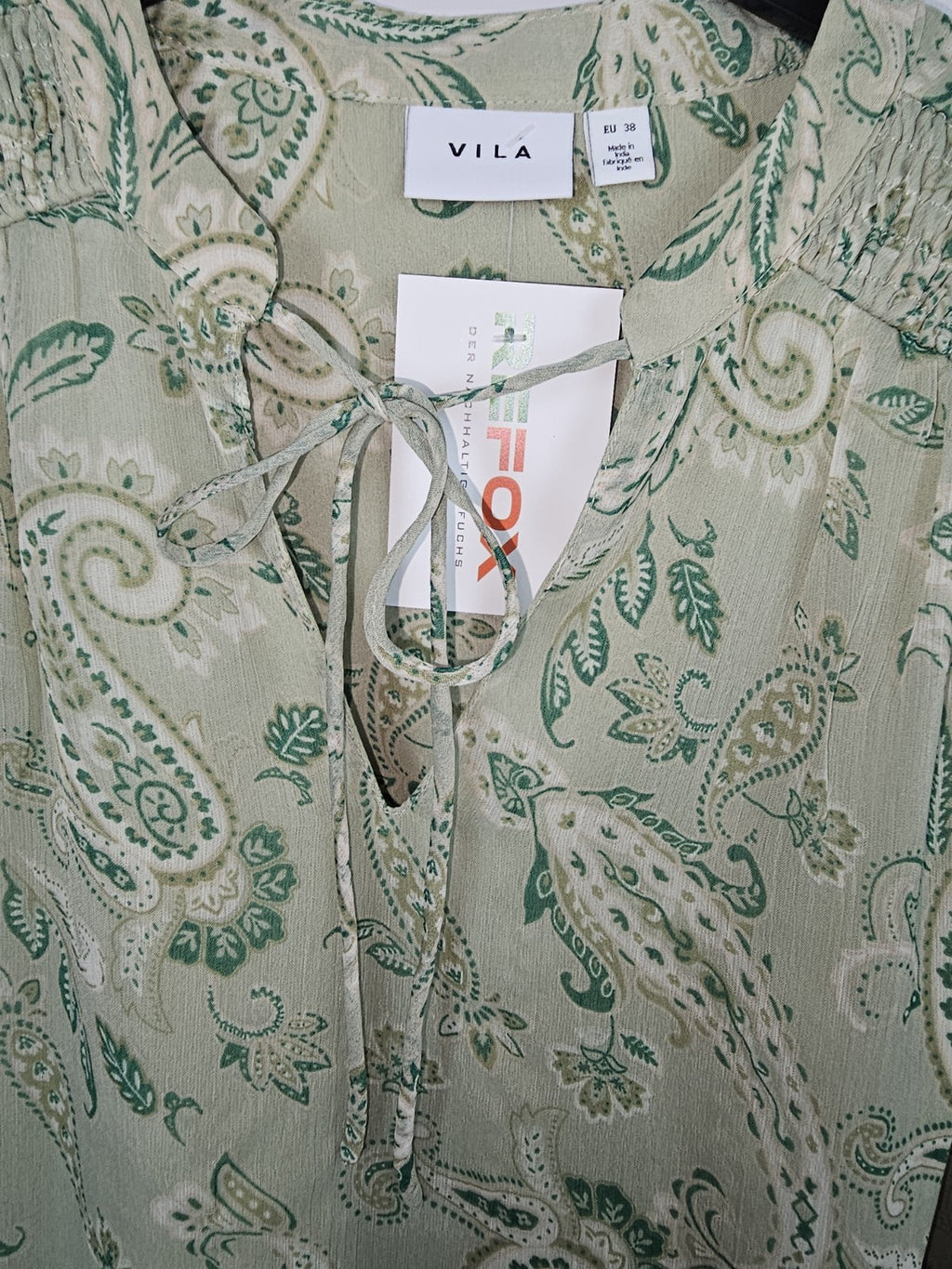 EK6928 Damen Bluse von Vila, Grün, Gr. 381