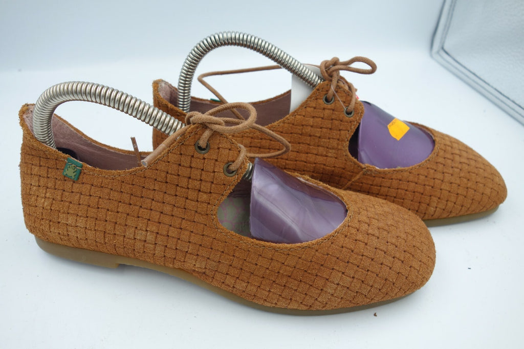 ES0486 Damen Halbschuhe von Dani Garcia, braun, 361