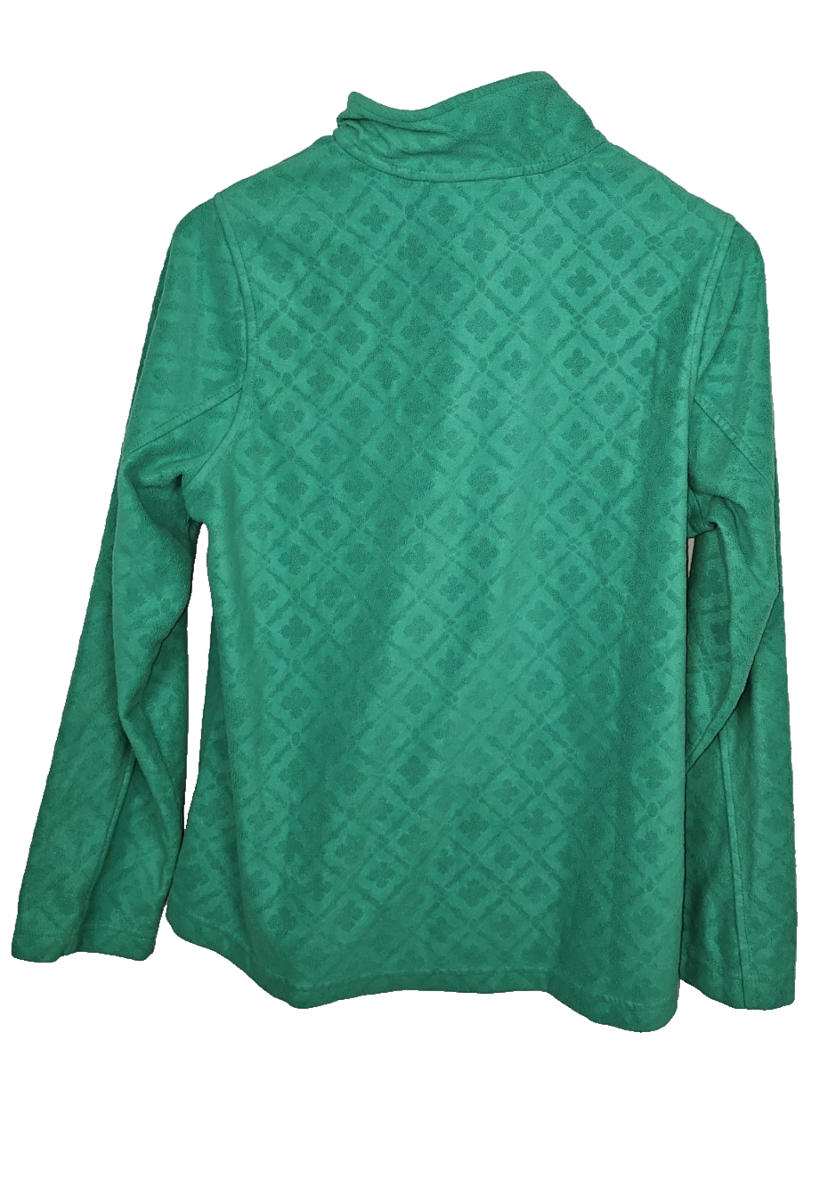 EK7684 Damen Fleece Pullover von Landsend, Grün, Gr. M5