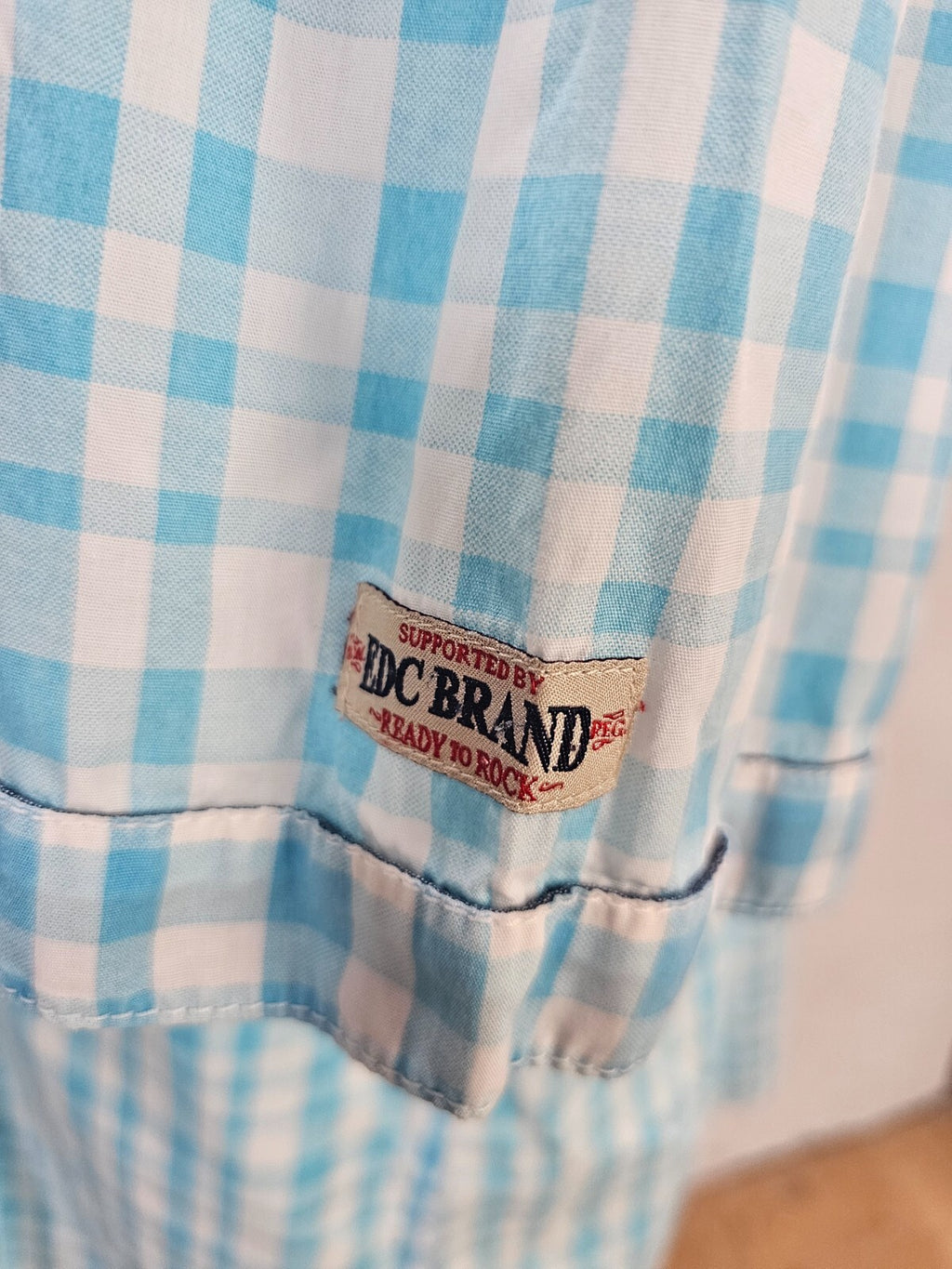 EK6056 Herren Hemd von edc, blau/weiß kariert, Gr. 2XL4